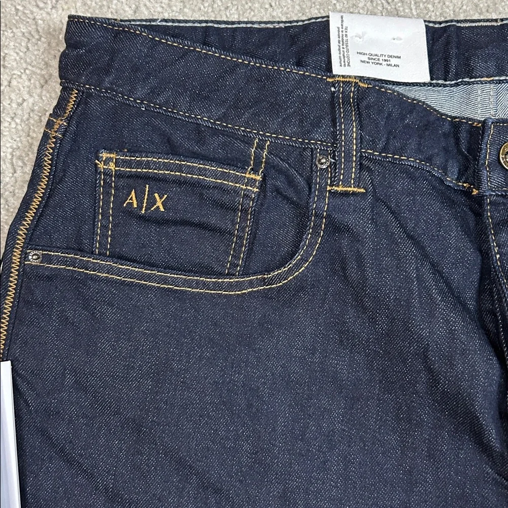 Armani Exchange Loose Tapered Jeans NWT - Picture 6 of 8